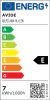 Avide LED Filament Candle 6.5W E14 NW 4000K High Lumen