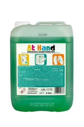 At Hand kézfertőtlenítő 5 liter - ADAGOLÓ UTÁNTÖLTŐ