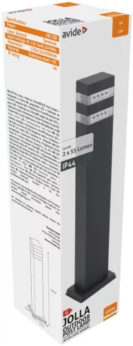 Avide kültéri álló lámpa Jolla LED 2W NW 500mm IP44 Antracit