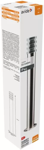Avide kültéri álló lámpa Sunset LED 1.5W NW 500mm IP44 Szatén Nikkel