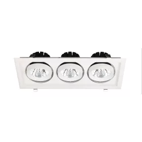   Avide LED Downlight Sein Négyzetes 3x30W IP20 8400lm 20° NW 4000K