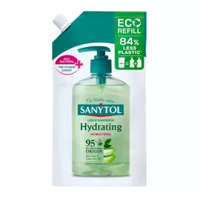   Sanytol fertőtlenítő és hidratáló folyékony szappan utántöltő Zöld tea és Aloe vera 500 ml