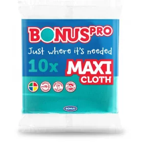   Bonus PRO MAXI általános törlőkendő zöld 38x40cm 10 darabos