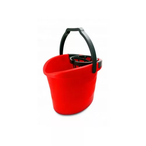 Bonus Felmosó vödör 18l + csavaró kosár (piros-gránit)