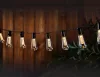 Retró Edison körte izzó forma LED Szolár Napelemes Dekor Lampion 10db 4,7m DS010