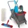 Professzionális felmosó kocsi szett (takarítókocsi, 40cm mop, mop tartó, nyél)