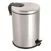Rozsdamentes acél pedálos szemetes, záródás csillapítóval, 40L, fényes