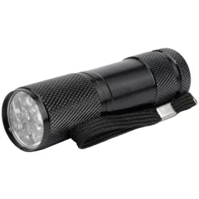 Entac Elemlámpa 1W 9LED ALU Fekete 3xAAA nt.