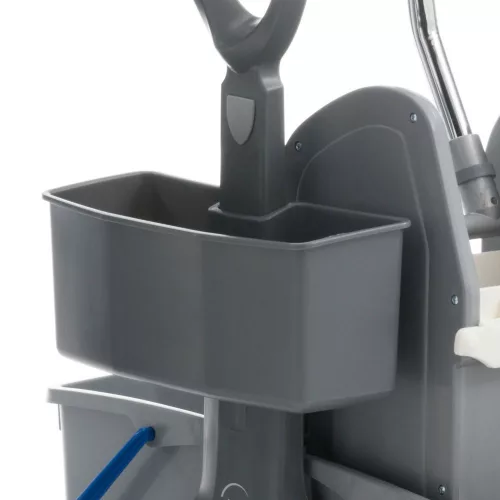 FILMOP ONEFRED - műanyag gurulós kocsi műanyag fogantyúval, préssel- és MOP  tartóval 2x15 l