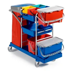   Filmop  MORGAN TOP-DOWN ® MAXI 7020 takarítókocsi impregnált felmosáshoz 4x6 l- 2xTop-Down 20 l