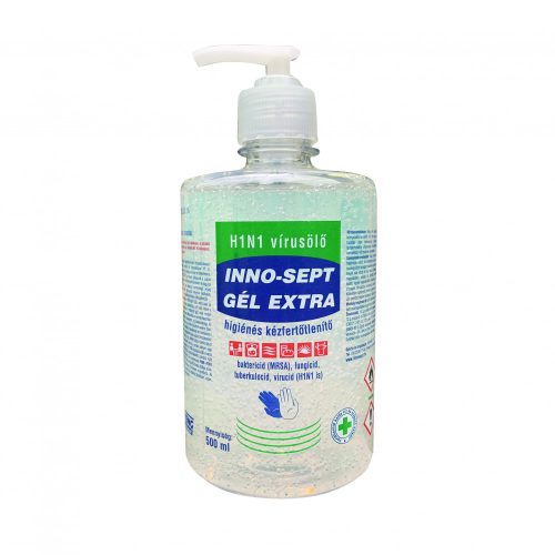 Inno-Sept Gél Extra higiénés kézfertőtlenítő pumpás 0,5L