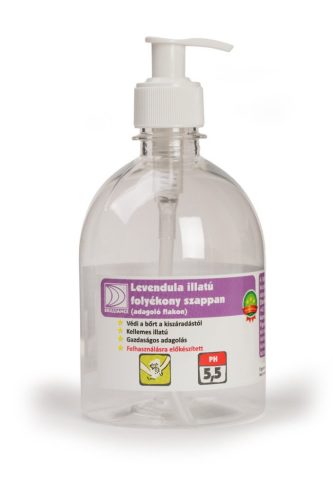 Brilliance Levendula illatú folyékony szappan adagoló flakon 500ml (üres)
