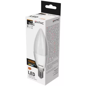 Entac LED Candle E14 6,5W NW 4000K