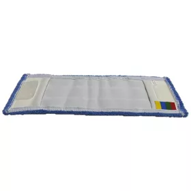 Mop mikroszálas kék 40cm, zsebes és  3 lyukas füles mop