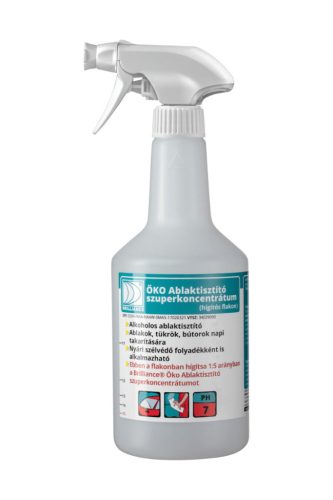 Brilliance® ÖKO Ablaktisztító szuperkoncentrátum hígító flakon szórófejjel 750ml (üres)