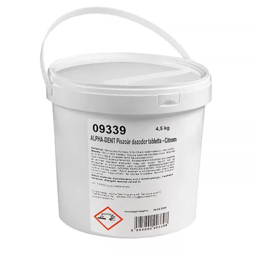 Piszoár kő 4,5 kg-os citrom