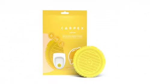Piszoár illatosító rács Carpex, wave, citrus (sárga)
