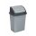 Planet Billenőfedeles szemetes kuka, műanyag, szürke/antracit, 26 L