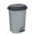Planet Pedálos szemetes kuka, műanyag, ECO antracit, kivehető kosárral, 12L