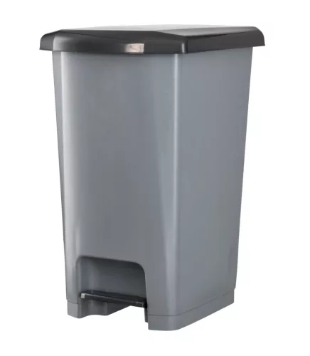 Planet Pedálos szemetes kuka SLIM, műanyag, ECO antracit, 40L
