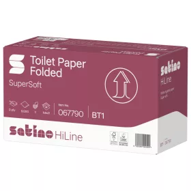   Satino Wepa Prestige hajtogatott toalettpapír cellulóz 2 réteg, 9,8x21cm, 30x300 lap