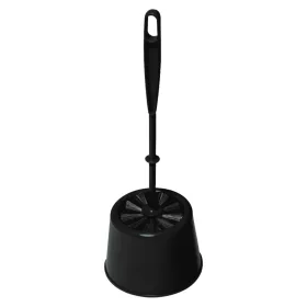 York Wc kefe tartóval műanyag fekete