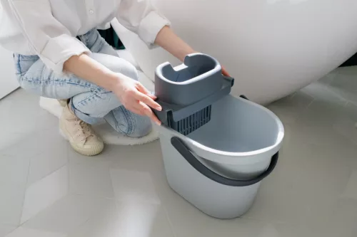 York Eco Ego felmosó szett ovális vödörrel, moppal, nyéllel, préssel