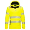 Portwest DX4 Hi-Vis 1/4 Zip Hoodie