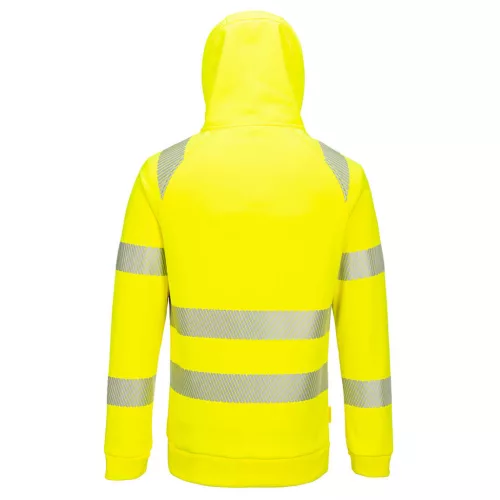 Portwest DX4 Hi-Vis 1/4 Zip Hoodie