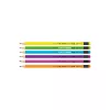Grafitceruza HB, radíros, fluo színű test és radír, Connect 72 db/csomag,