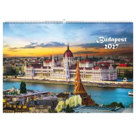 Falinaptár képes 460x320mm, Budapest Realsystem 2027.