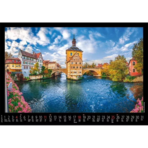 Falinaptár képes 460x320mm, Európa Realsystem 2027.