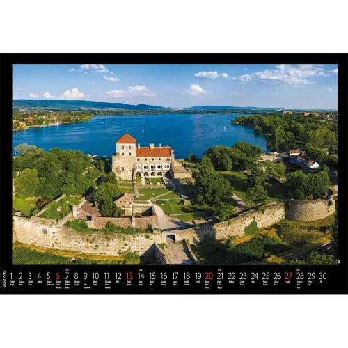 Falinaptár képes 460x320mm, Magyarország Realsystem 2027.