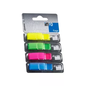   Jelölőcímke 12,5x43mm, 4x36lap, Info Notes (4BBD), 4 klf. teleszín