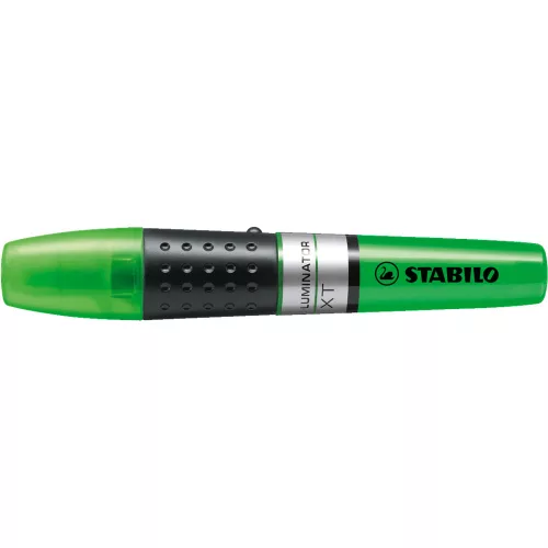 Szövegkiemelő 2-5mm, hengeres test Stabilo Luminator zöld