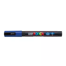 Dekormarker 0,9-1,3mm, Uni Posca PC-3M kék