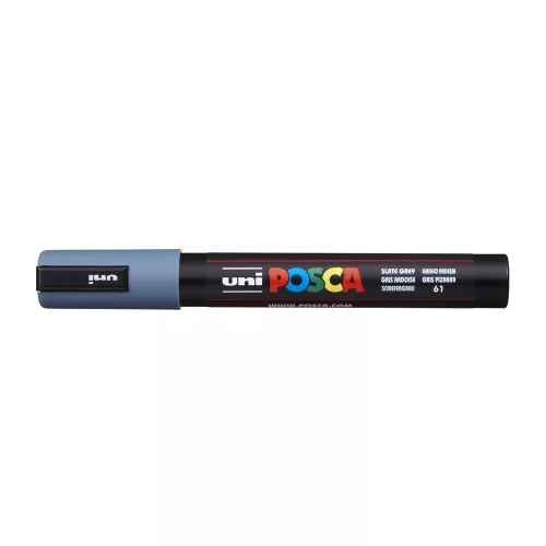 Dekormarker 1,8-2,5mm, Uni Posca PC-5M szürke