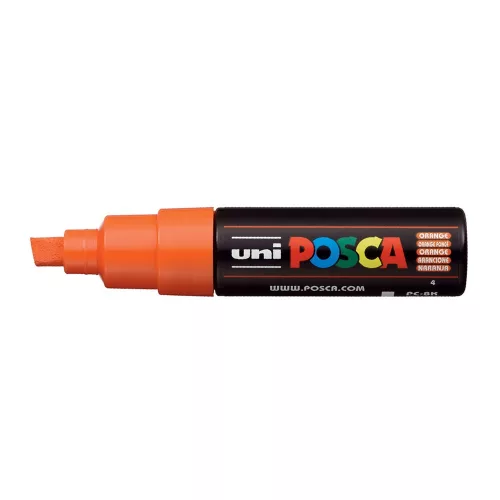 Dekormarker 8mm, Uni Posca PC-8K narancs