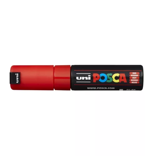 Dekormarker 8mm, Uni Posca PC-8K piros
