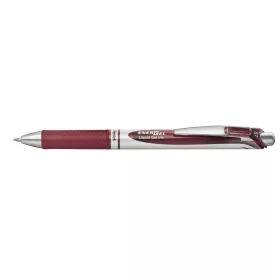   Rollertoll zselés 0.7mm, Pentel EnerGel BL77-BGX, írásszín bordó