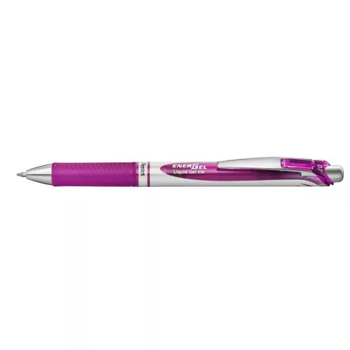 Rollertoll zselés 0.7mm, Pentel EnerGel BL77-V4X, írásszín magenta