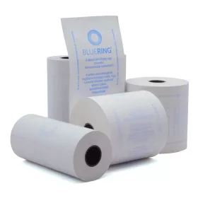   Hőpapír 110 mm széles, 28fm hosszú, cséve 12mm, 5 tekercs/csomag,  ( 110/50 ) BPA mentes Bluering®