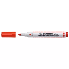   Táblamarker 2,5-3,5mm, kerek hegyű, Stabilo Plan 641/40 piros