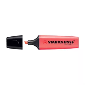   Szövegkiemelő 2-5mm, vágott hegyű, STABILO Boss original piros