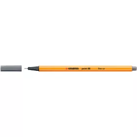 Rostirón, tűfilc 0,4mm, STABILO Point 88 sötétszürke