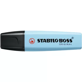   Szövegkiemelő 2-5mm, vágott hegyű, STABILO Boss original Pastel jeges kék