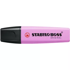   Szövegkiemelő 2-5mm, vágott hegyű, STABILO Boss original Pastel málna