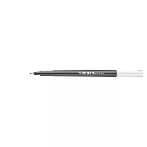 Rostirón, tűfilc vízbázisú, 0,5mm, kerek test, Tinten Pen Ico fekete