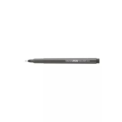 Rostirón, tűfilc vízbázisú, 0,5mm, kerek test, Tinten Pen Ico fekete