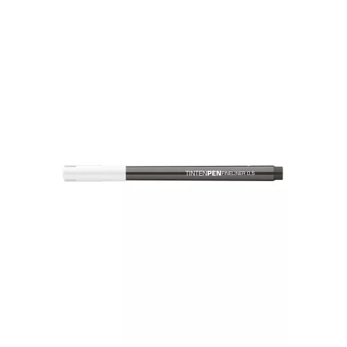 Rostirón, tűfilc vízbázisú, 0,5mm, kerek test, Tinten Pen Ico fekete